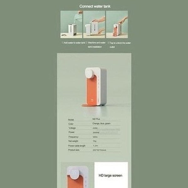 Xiaomi Mini Portable Water Dispenser High Temperature Resistance Desktop Cold Water Hot Water Mijia Home Drinking Machine. Kitchen & Dining: Kitchen Tools & Utensils.