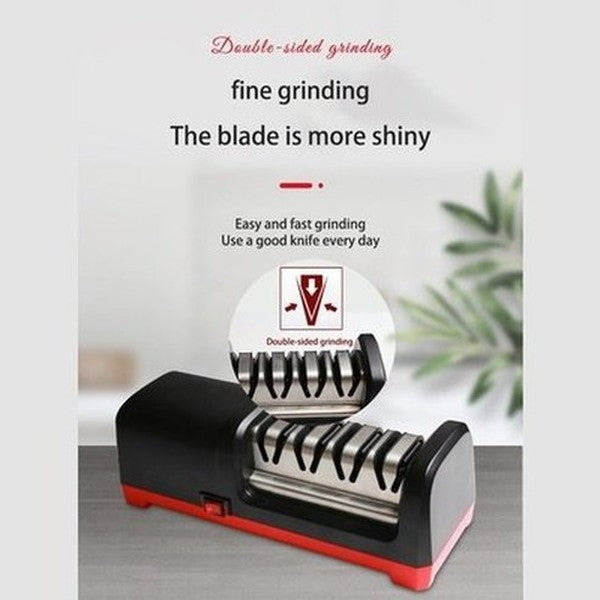 TAIDEA Top Level TG2102 Electric Diamond Steel Sharpener with 4 Slots for Kitchen Ceramic Knife Type: Sharpeners Rotational Speed: 2800 rpm.