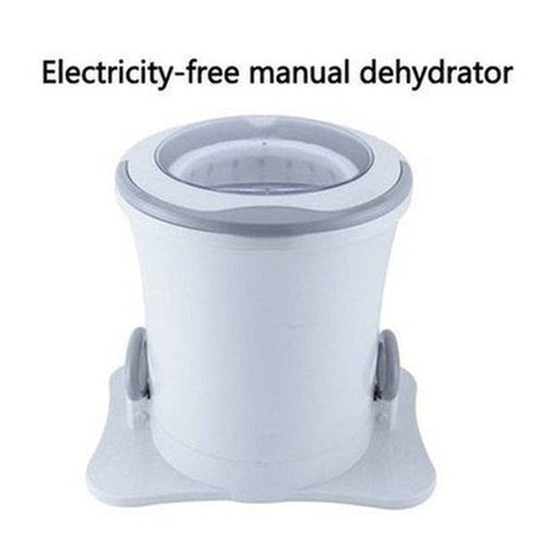 Manual Clothes Dehydrator Without Electricity Home Dormitory Hand Pulled Small Clothes Spin Mop Bucket Portable Washing Machine. Laundry Appliances: Dryers.