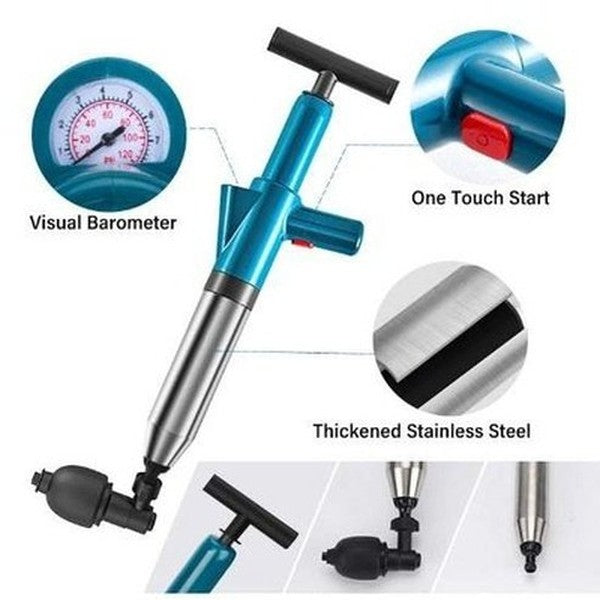 Multi-Functional High Pressure Drain Tube Plunger