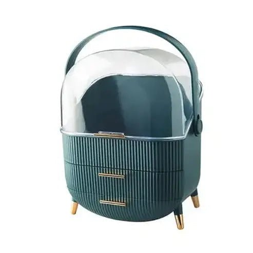 LED Desktop Makeup Organizer Box