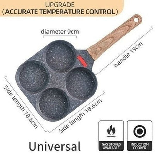 Four Holes Multifunction Egg Frying Pan