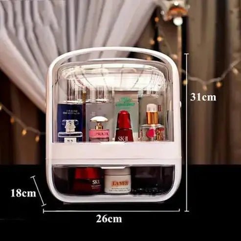LED Desktop Makeup Organizer Box
