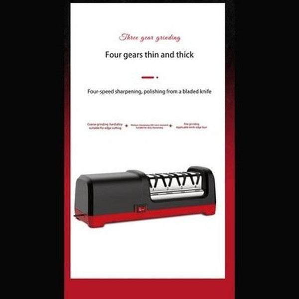 TAIDEA Top Level TG2102 Electric Diamond Steel Sharpener with 4 Slots for Kitchen Ceramic Knife Type: Sharpeners Rotational Speed: 2800 rpm.