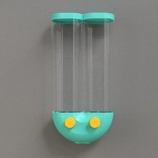 U -shaped wall-mounted design rice storage dispenser box