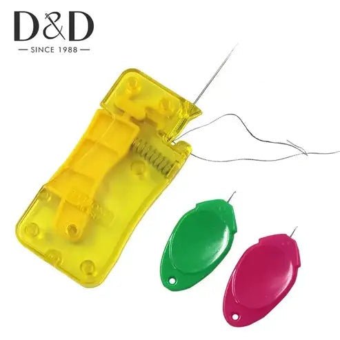 Automatic Needle Threader Set with 3 Pieces - Sewing Machine and Hand Sewing Tool Kit
