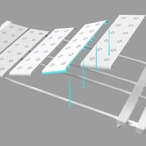 Adjustable Locker Shelf for Effortless Organization