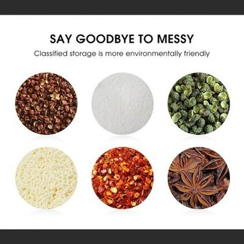 Spice Storage Box Kitchen Organizer Seasoning 360° Rotation Shelf Kitchen Seasoning Storage Box. Kitchen Tools & Utensils. Kitchen Organizers. Type: Spice Organizers.