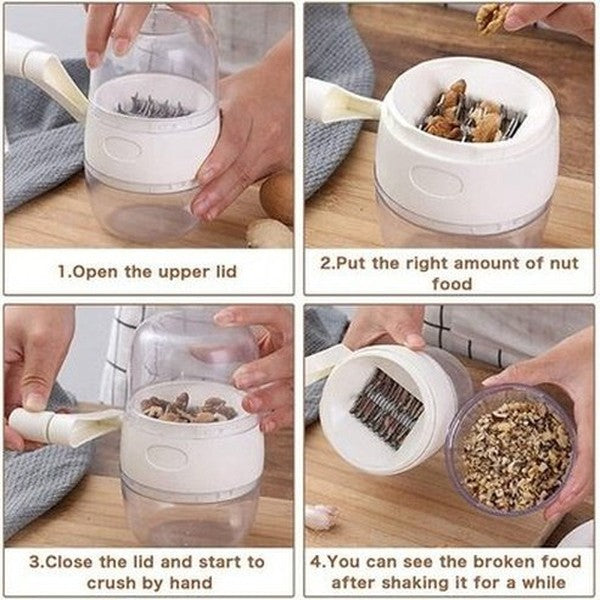 Nut Chopper Grinder Hand Crank Pecan Nuts Kitchen Multi Chopper Crusher for Making Toppings. Kitchen Appliances. Type: Food Grinders & Mills.