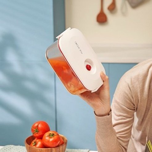 XIAOMI YOUPIN Circle Joy Electric Vacuum Fresh-keeping Box Set Vacuum Pump Antibacterial Preservation Portable Electric Food Vacuum Sealer. Type: Vacuum Sealers