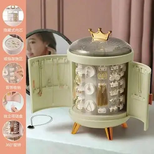 LED Desktop Makeup Organizer Box