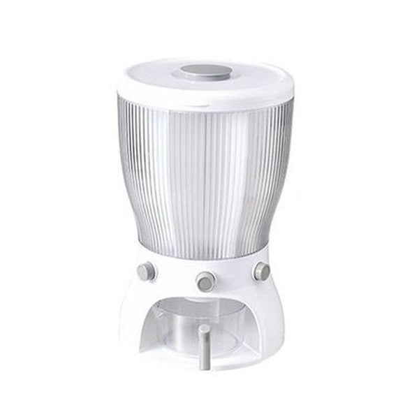 Round Grain Dispenser Bucket Storage Tank Grain Dispenser Moisture-proof Plastic Automatic Storage Rack Sealed Container Rice Storage Box. Food Storage Containers