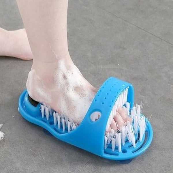 Shower Foot Scrubber Massager Cleaner Spa Exfoliating Washer Wash Slipper Tools Bathroom Bath Foot Brushes Remove Dead Skin. Type: Bathroom Accessories