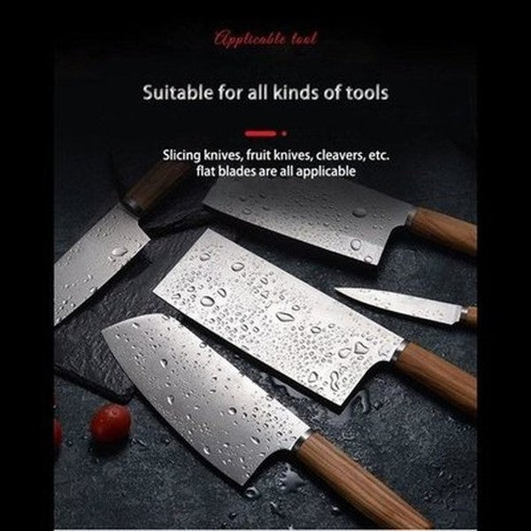 TAIDEA Top Level TG2102 Electric Diamond Steel Sharpener with 4 Slots for Kitchen Ceramic Knife Type: Sharpeners Rotational Speed: 2800 rpm.