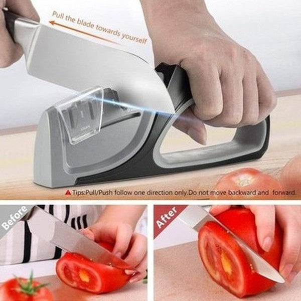 Nuoten Brand Precision Edge Professional Kitchen Knife Sharpener Sharpening Knives With 4 Stage Sharpening System. Type: Knife Sharpeners