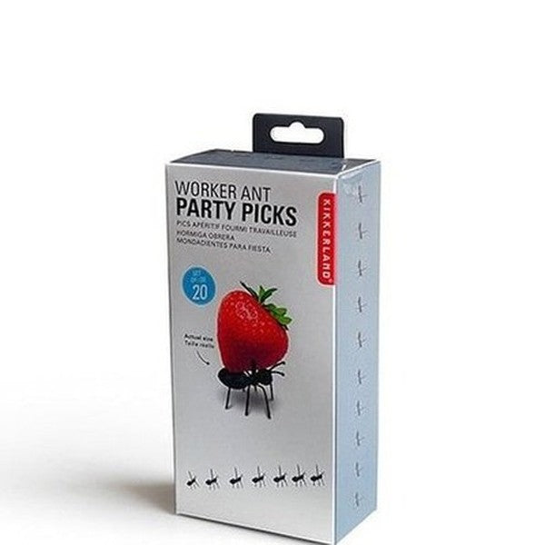 12pc Kitchen Utensils Mini Ant Fruit Fork Plastic Cutlery Fruit Cake Stand Kitchen Bar Kids Dessert Forks Tableware Party Decor. Kitchen Tools. Type: Decor