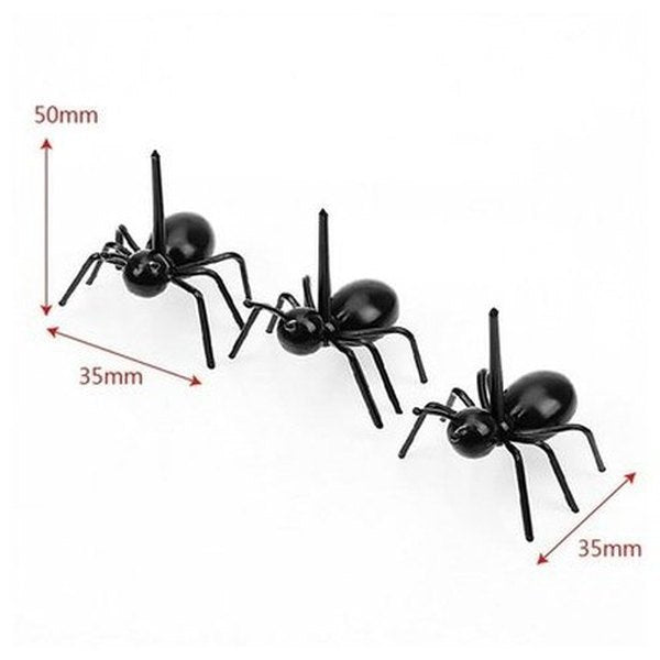 12pc Kitchen Utensils Mini Ant Fruit Fork Plastic Cutlery Fruit Cake Stand Kitchen Bar Kids Dessert Forks Tableware Party Decor. Kitchen Tools. Type: Decor