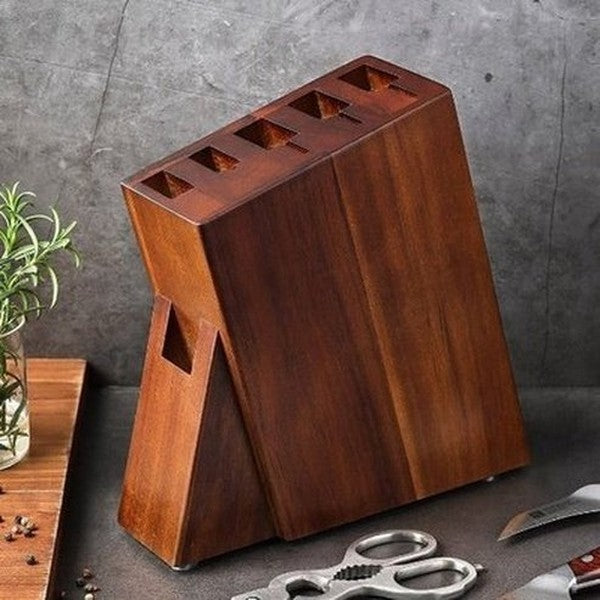 XINZUO Wooden Kitchen Knife Holder Block