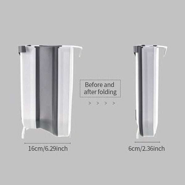 Large Capacity Collapsible Hanging Cabinet Trash Can Plastic Car Trash Can Kitchen Cabinet Garbage Storage. Waste Containment. Type: Trash Cans & Wastebaskets.