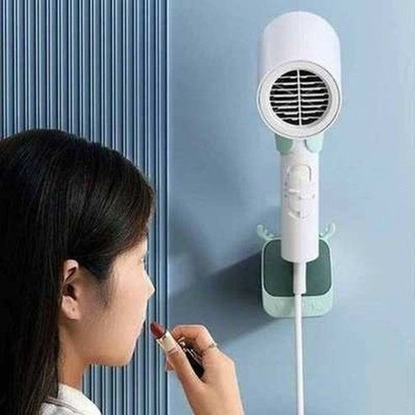 Hair Dryer Holder Wall Mounted Bathroom Organizer