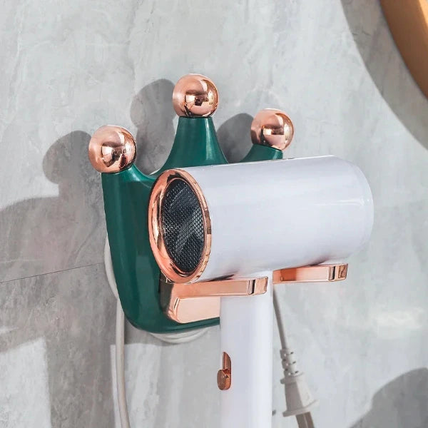 Hair Dryer Shelf Hair Dryer Bracket Wall Mounted Toilet Perforated Free