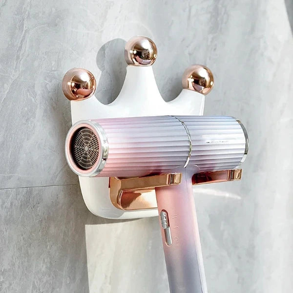 Hair Dryer Shelf Hair Dryer Bracket Wall Mounted Toilet Perforated Free
