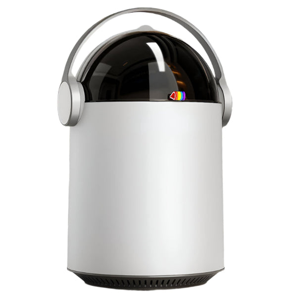 Hand Living Room Trash Can, Large Capacity Light Luxury Paper Basket with Lid