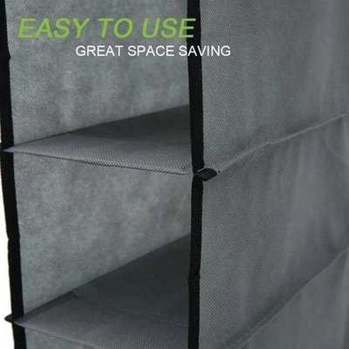Hanging Bag 10 Layer Shoe Storage Rack Wardrobe Organizer
