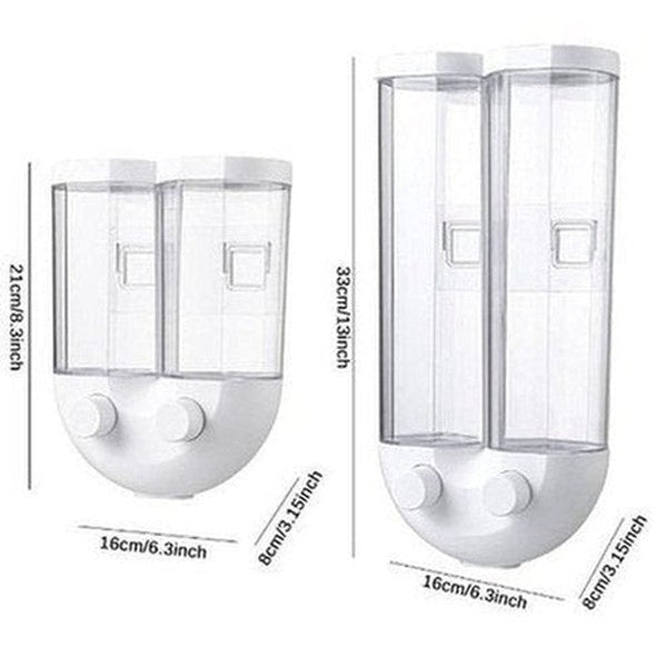 U -shaped wall-mounted design rice storage dispenser box
