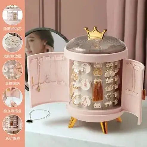 LED Desktop Makeup Organizer Box