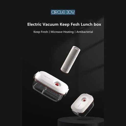 XIAOMI YOUPIN Circle Joy Electric Vacuum Fresh-keeping Box Set Vacuum Pump Antibacterial Preservation Portable Electric Food Vacuum Sealer. Type: Vacuum Sealers