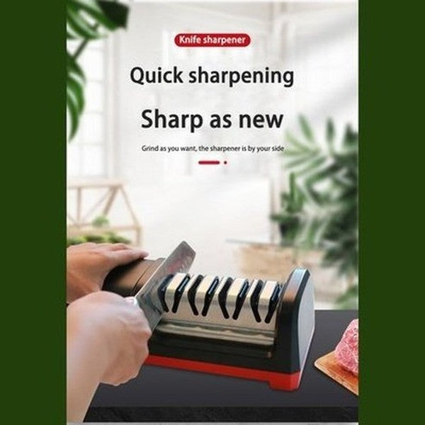 TAIDEA Top Level TG2102 Electric Diamond Steel Sharpener with 4 Slots for Kitchen Ceramic Knife Type: Sharpeners Rotational Speed: 2800 rpm.