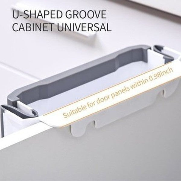 Large Capacity Collapsible Hanging Cabinet Trash Can Plastic Car Trash Can Kitchen Cabinet Garbage Storage. Waste Containment. Type: Trash Cans & Wastebaskets.