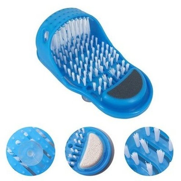 Shower Foot Scrubber Massager Cleaner Spa Exfoliating Washer Wash Slipper Tools Bathroom Bath Foot Brushes Remove Dead Skin. Type: Bathroom Accessories