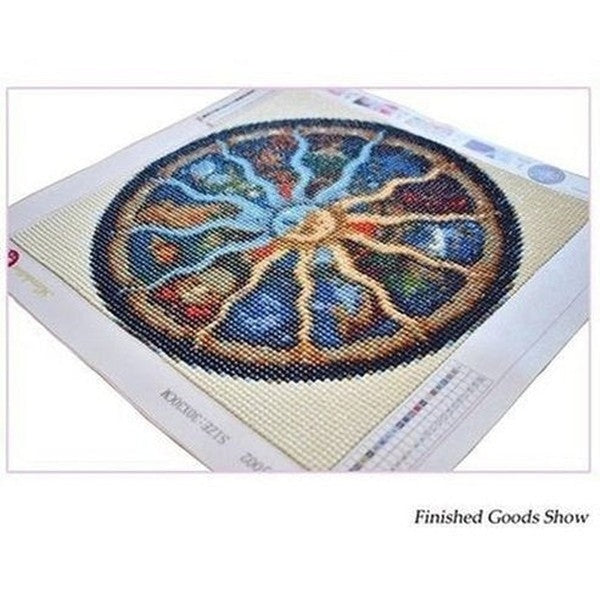 5D DIY full round diamond painting flower pattern cross stitch Lotus mosaic diamond embroidery Rhinestone home decoration gift. Type: Decor: Paintings.