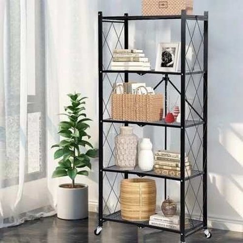 Heavy Duty Metal Shelf with Wheels
