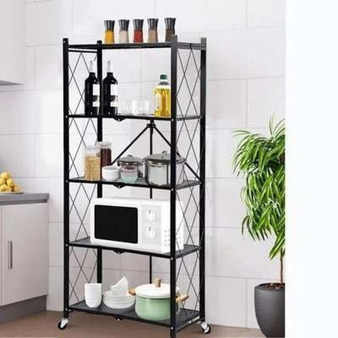 Heavy Duty Metal Shelf with Wheels