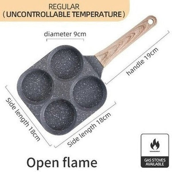 Four Holes Multifunction Egg Frying Pan