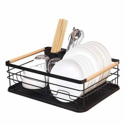 Home Drying Rack Dish Drainer With Drainboard