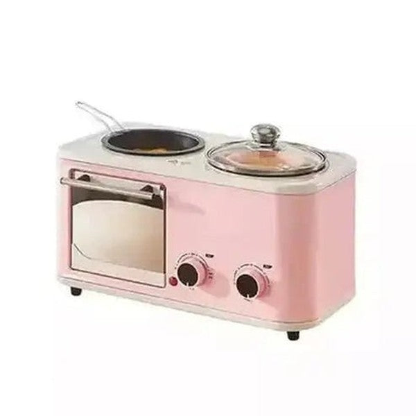 Household Electric 4 in 1 Breakfast Machine Mini Bread Toaster