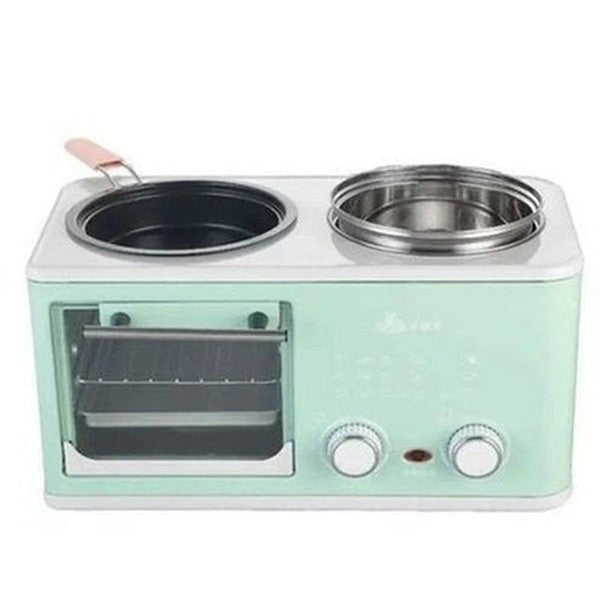 Household Electric 4 in 1 Breakfast Machine Mini Bread Toaster