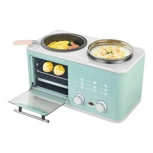 Household Electric 4 in 1 Breakfast Machine Mini Bread Toaster
