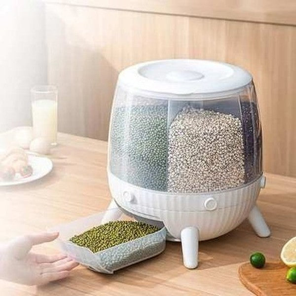 Insect-proof and moisture-proof rice storage dispenser