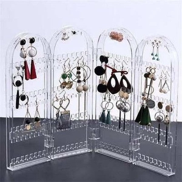 Jewelry Display Holds Foldable Earrings Ear Stud Holder