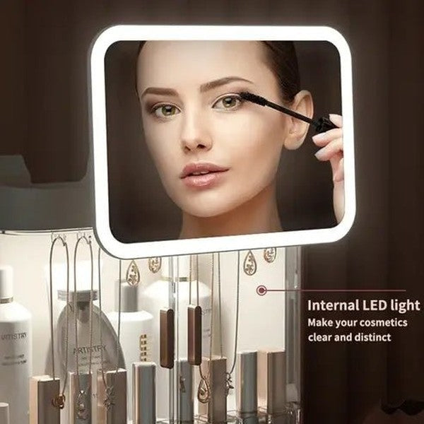 Jewelry Storage Box with Mirror