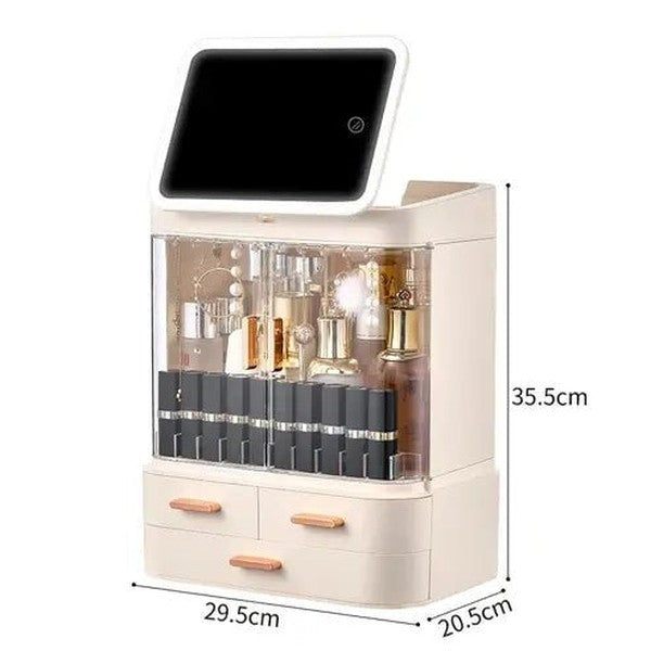 Jewelry Storage Box with Mirror