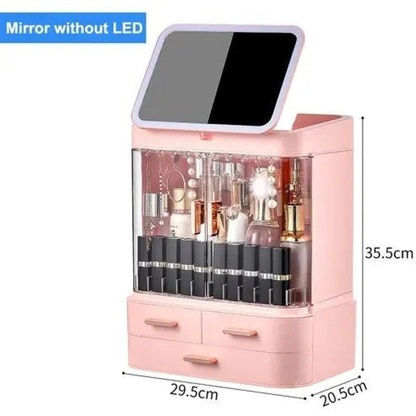 Jewelry Storage Box with Mirror