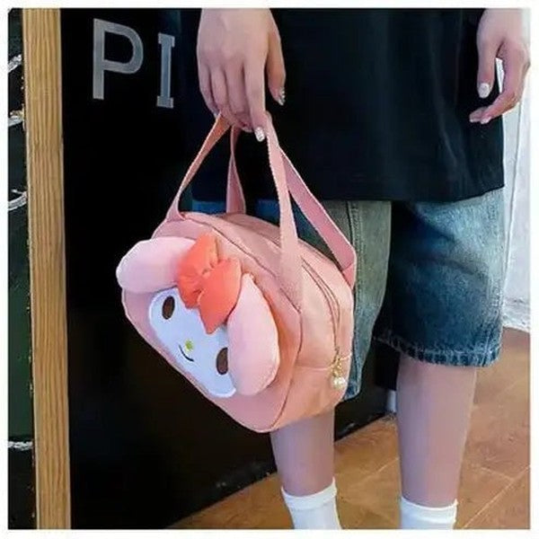 Kawaii Hello Kitty and My Melody Canvas Bag