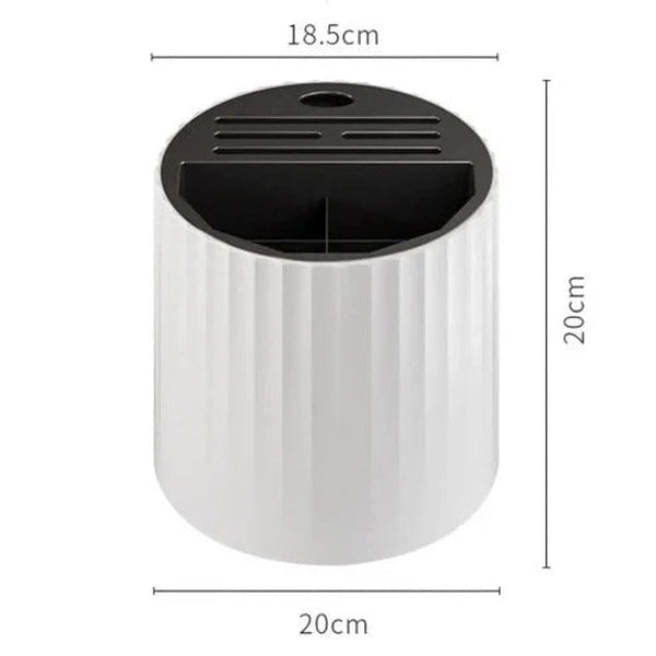 Kitchen Knife Block Organizer: Rotating, Draining Design