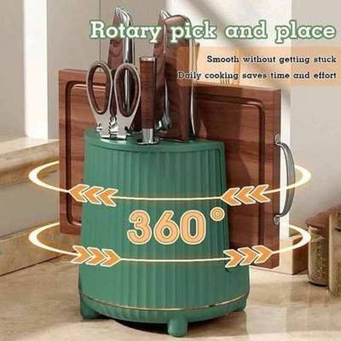 Kitchen Rotary Knife Rack Floor-mounted